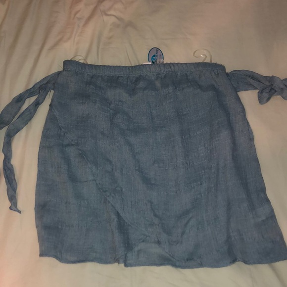 Flowing strapless top - Picture 4 of 4